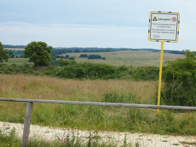 2014_Truppenübungsplatz Münsingen Warnschild